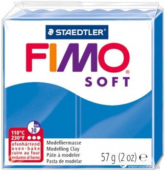 Modeliavimo masė Fimo SOF, 56g, vandenyno mėlyna Nr. 37