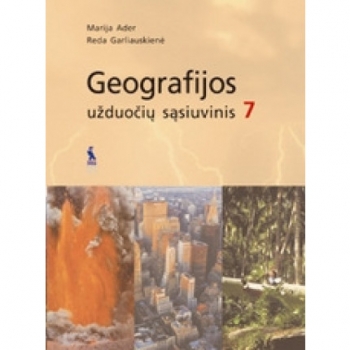 Geografijos užduočių sąsiuvinis 7 klasė