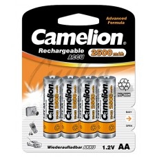 Elementai Camelion AA HR6, 2500 mAh, įkraunami 4vnt.