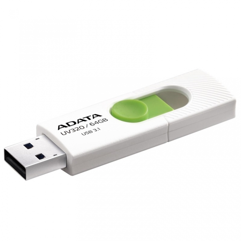 Atmintinė ADATA 64GB UV320 USB3.1 balta