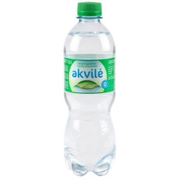 Mineralinis vanduo AKVILĖ 0,5l. natūralus, lengvai gazuotas