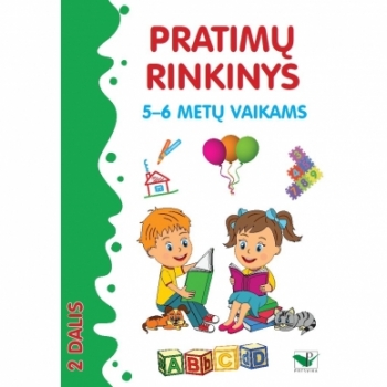 Pratimų rinkinys 5-6 metų vaikams. 2 dalis