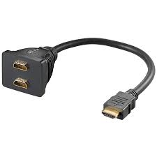 Kabelis HDMI - 2x HDMI