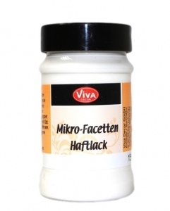 Gruntas sendinimo lakui Viva Decor Mikro-Facetten-Haftlack90 ml. baltos sp. (Nr. 101)