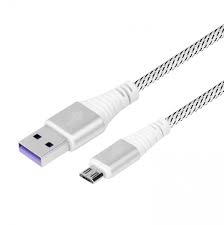 Kabelis krovimui Micro USB<->USB mėlynos spalvos