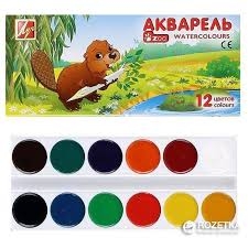 Akvarėlė 12 sp. ZOO LUČ be teptuko