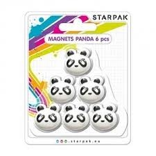 Magnetukai PANDA 6vnt CRAFT-FUN