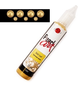 Skysti perlai Pearl Art 25 mg aukso sp folija