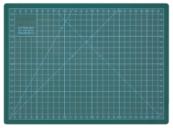 Patiesalas pjaustymui WEDO, 300x220x3mm, žalias