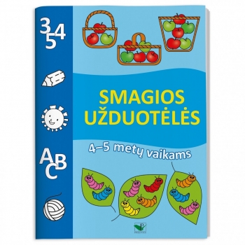 Smagios užduotėlės 4-5 metų vaikams