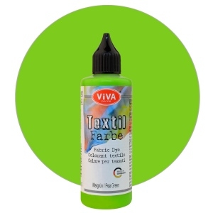 Dažai audiniams Viva Decor 90 ml, šviesiai žalia