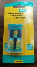 Stiprios fiksacijos klijai Superglue 3vnt x 1gr