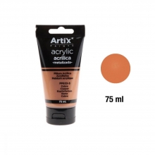 Akriliniai dažai Artix 75ml. vario sp. metalic