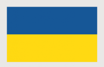 Lipdukas Ukrainos vėliava 150x100 PV