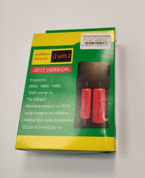 Pakrovėjas elementų krovimui 2vnt + USB