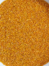 Biseris 20g, 2mm, švesiai oranžinis blizgus