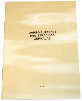 Darbo sutarčių registravimo žurnalas