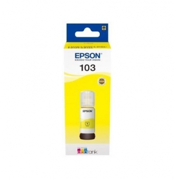 Rašalinė kasetė Epson 103 geltonos sp., 65 ml.