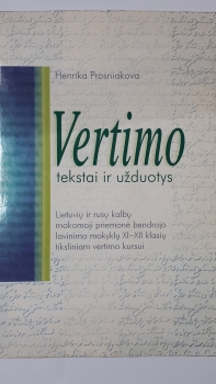 Vertimo tekstai ir užduotys