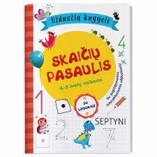 Skaičių pasaulis.Užduočių knygelė 4-5 metų vaikams