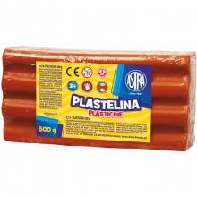 Plastelinas ASTRA raudonos spl. 500g.