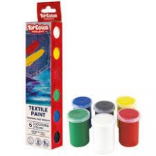 Dažai tekstilei Toy Color 6x25ml