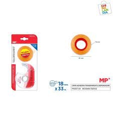 Lipni juosta skaidri MP 18mm x 33m su laikikliu