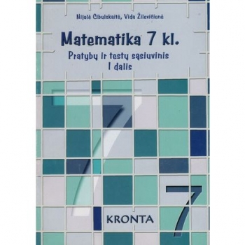 Matematika 7 kl pratybų ir testų sąsiuv. 1 d