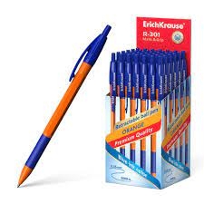 Automatinis tušinukas R-301 ORANGE MATIC-GRIP, ErichKrause, 0,7 mm, mėlynos sp.