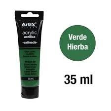 Akriliniai dažai Artix 35ml. žalios sp.