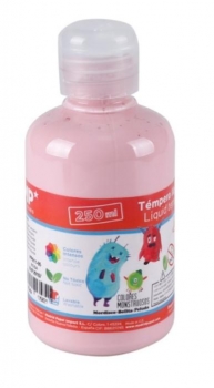 Dažai tempera lengvai nuplaunami 250 ml rožinės sp.