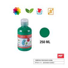 Dažai tempera lengvai nuplaunami 250 ml žalios sp.