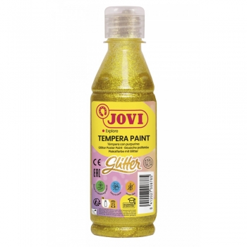 Tempera dažai JOVI 250ml, geltonos spalvos, blizgūs