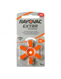 Baterija Rayovac klausos aparatams 13 B6 1 vnt.