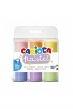 Tempera dažai CARIOCA Pastel 6 spalvos, 25ml