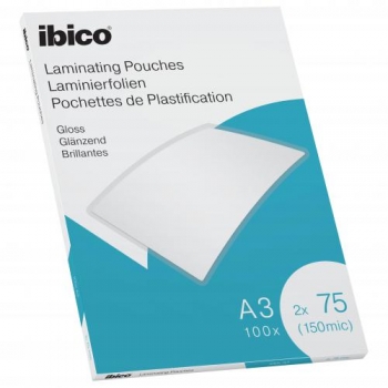 Laminavimo vokeliai A3 303x426 mm 75 mik blizgūs, 100 vnt