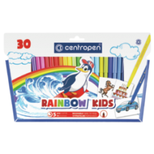 Flomasteriai Centropen RAINBOW KIDS 7550 30 spalvų