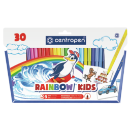 Flomasteriai Centropen RAINBOW KIDS 7550 30 spalvų