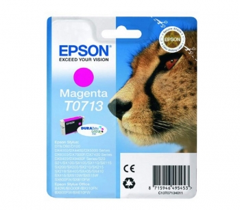 Rašalinė kasetė EPSON T0713 rožinė sp.