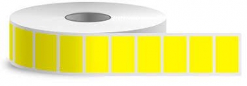 Lipnios etiketės, 1-38x25- 40-1000 etk., Vellum, geltonos sp.