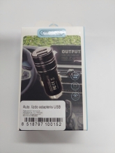 Automobilio įkroviklis telefonui 2xUSB Double metal 2,1A 5V