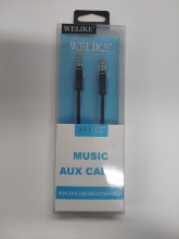 Kabelis 1.2m. Audio 3.5mm AUX Welike