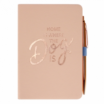 Užrašų knygutė su tušinuku Starpak Rose Gold 11 x 16,5 cm