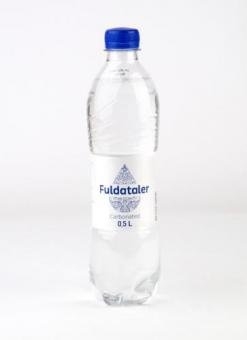 Vanduo stalo FULDATALER gazuotas, 0,5 l.