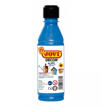 Akriliniai dažai JOVI 250 ml,žydros spalvos