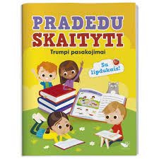 Pradedu skaityti. Trumpi pasakojimai, su lipdukais