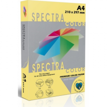 Spalvotas popierius SPECTRA COLOR, A4, 160gsm, 250 lapų, IT160 YELLOW (geltona sp.)