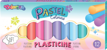 Plastelinas COLORINO Patel 12 pastelinių spalvų