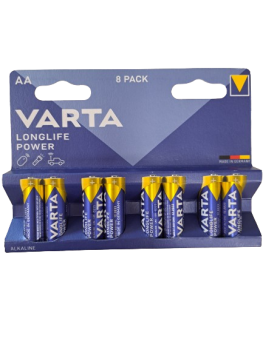 Elementai AA VARTA Longlife Power 8vnt