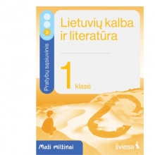 Lietuvių kalba ir literatūra pratybų sąsiuvinis 1 kl. 3d. Maži milžinai